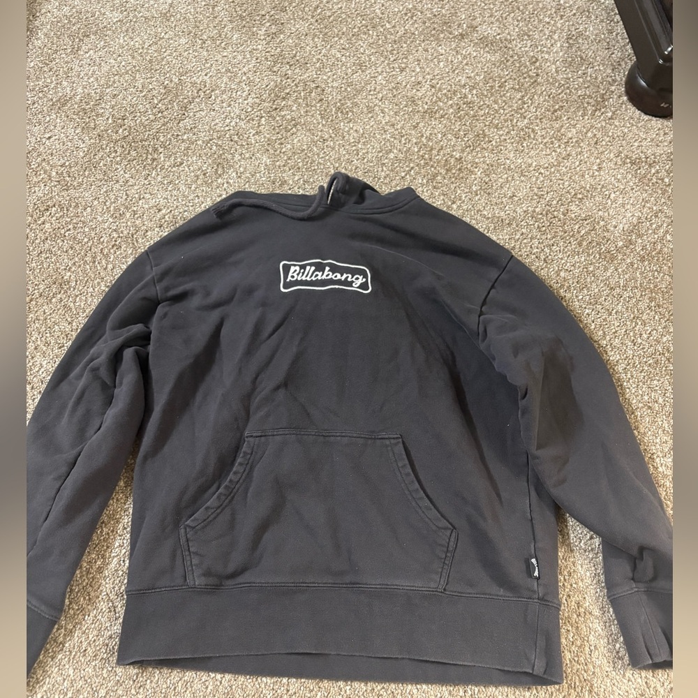 Billabong Charcoal Pullover with Logo